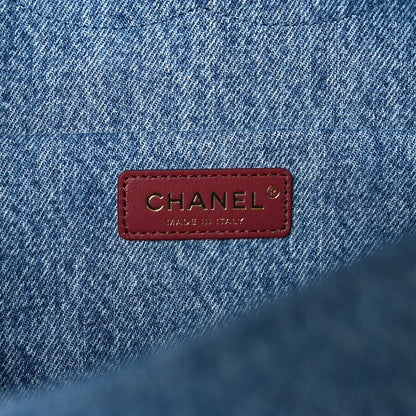 Chanel Denim Small Souplissimo Maxi Flap Blue 6 of 11