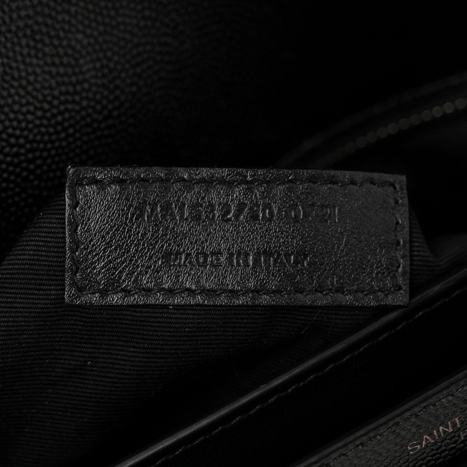 Saint Laurent Grain De Poudre Monogram Cassandra Clasp Bag Black 7 of 10