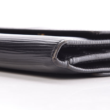 Louis Vuitton Epi Elise Wallet Black 10 of 12