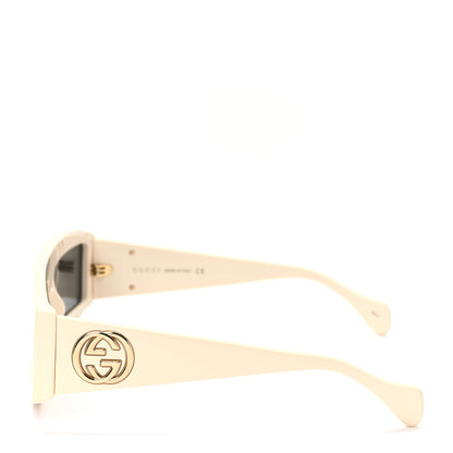 Gucci Acetate Shield Sunglasses GG0358S White 3 of 6