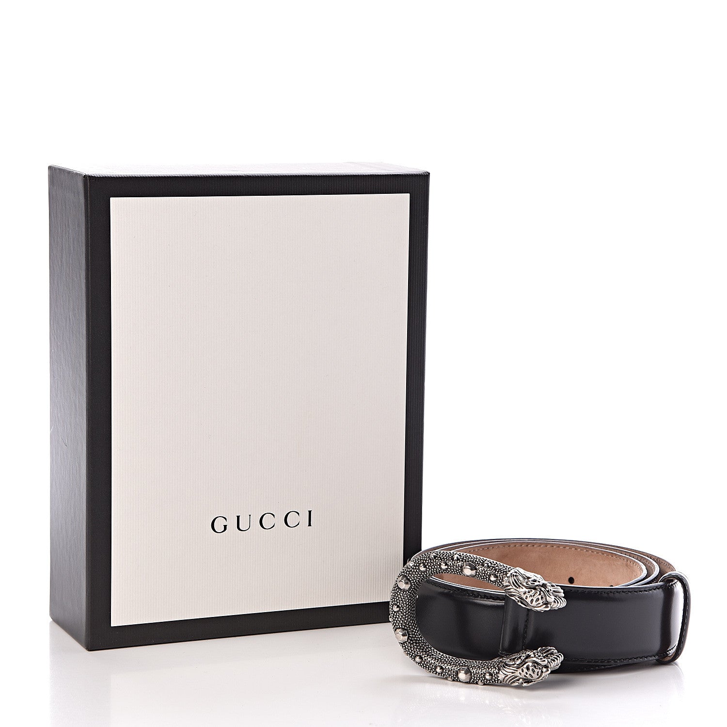 Gucci Lisse Calfskin Dionysus 35mm Belt 90 36 Black 7 of 7