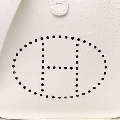 Hermes Epsom Evelyne II PM White 6 of 14