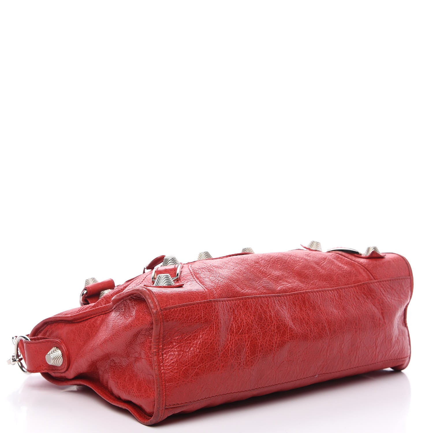 Balenciaga Agneau Giant 21 Silver Hardware City Rouge Coquelicot 3 of 17
