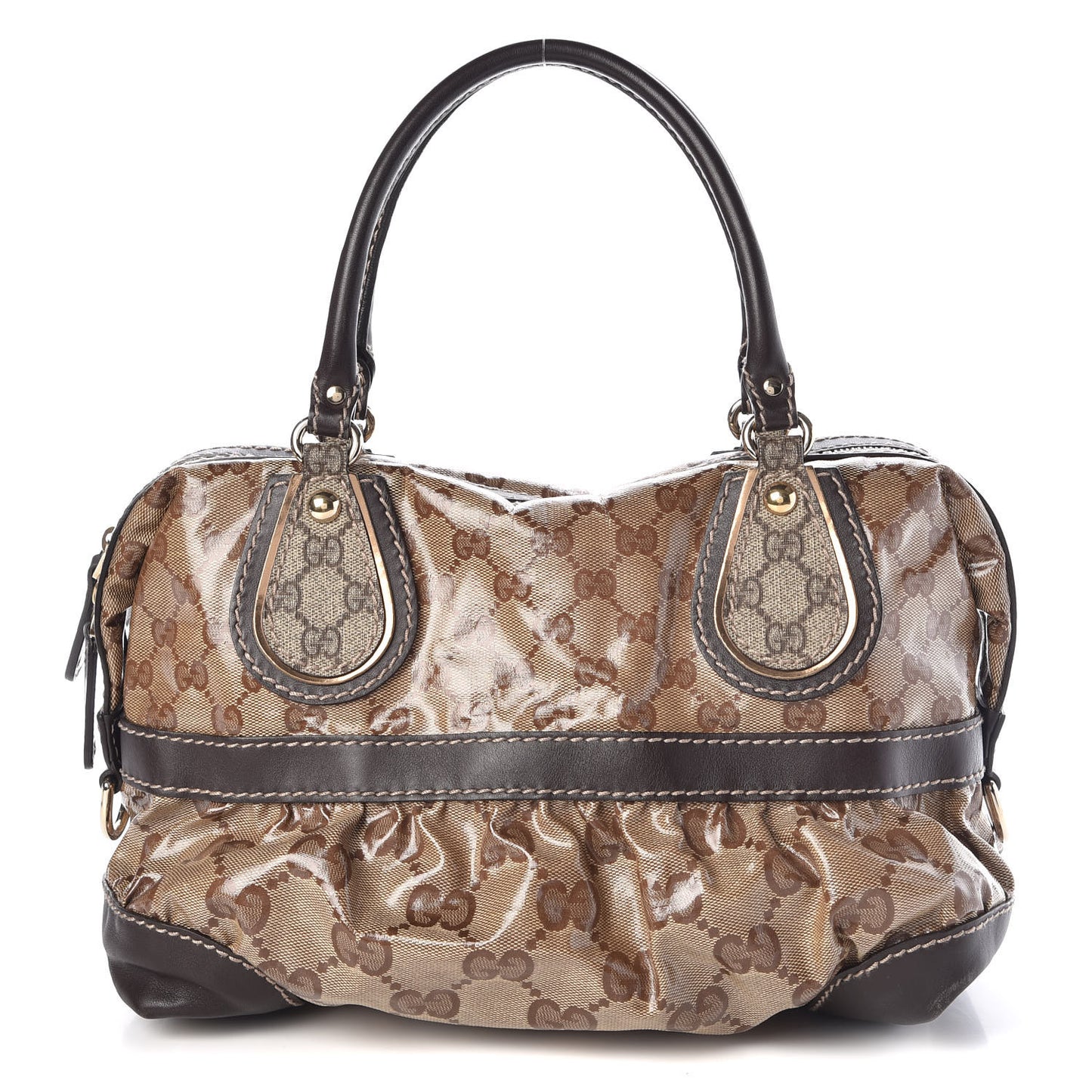 Crystal Monogram Medium Mix Dark Brown
