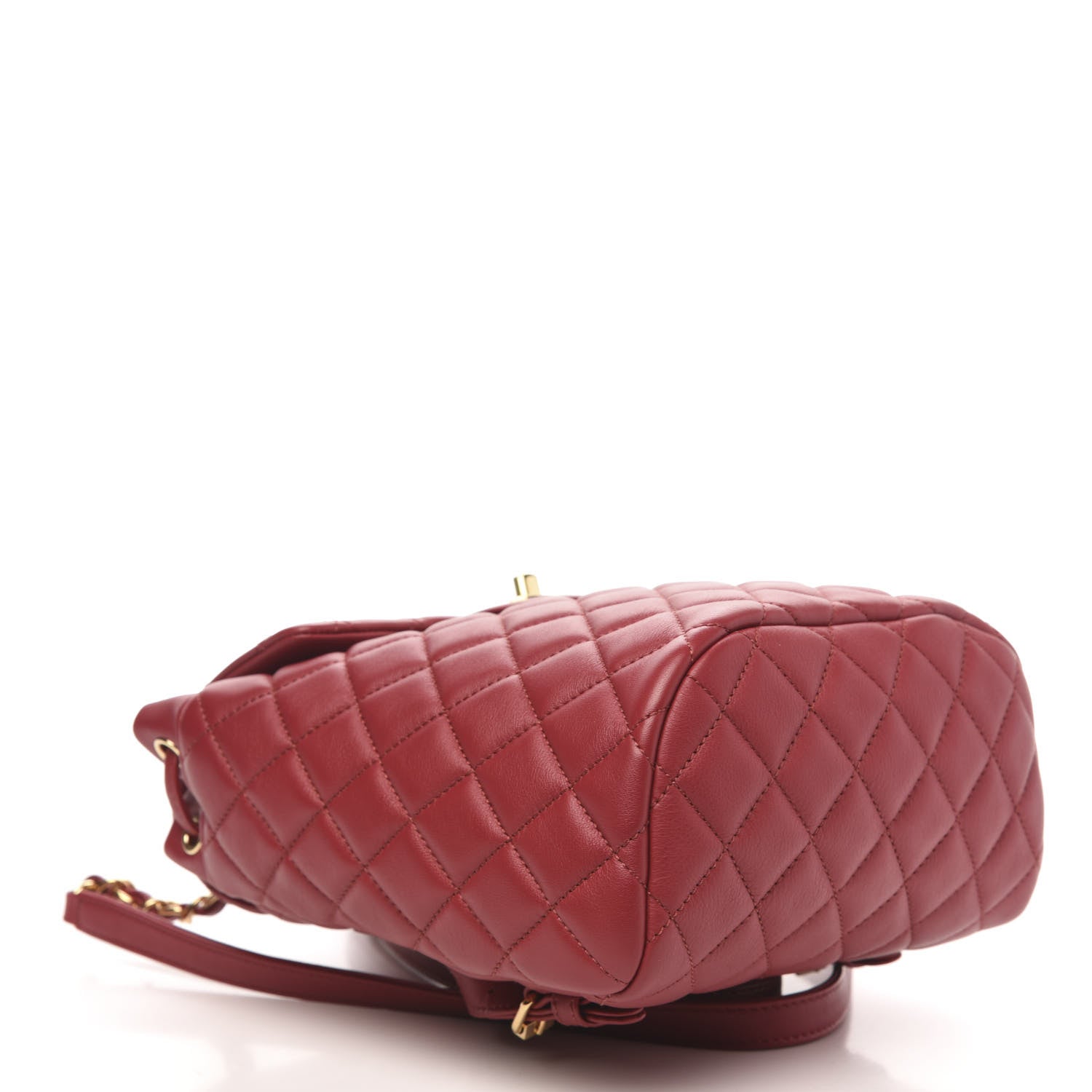 Chanel Lambskin Quilted Mini Urban Spirit Backpack Red 3 of 9