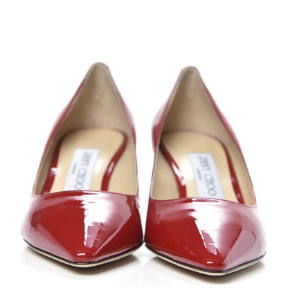 Jimmy Choo Patent Romy 60 Pumps 36 Red 2 of 8