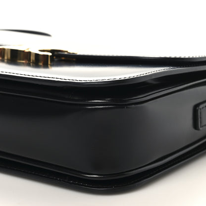 Celine Shiny Calfskin Medium Triomphe Black 11 of 12