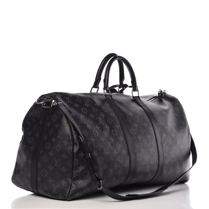 Louis Vuitton Monogram Eclipse Keepall Bandouliere 55 4 of 8