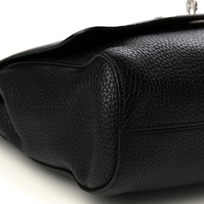 Mulberry Small Classic Grain Calfskin Medium Lily Black 9 of 13