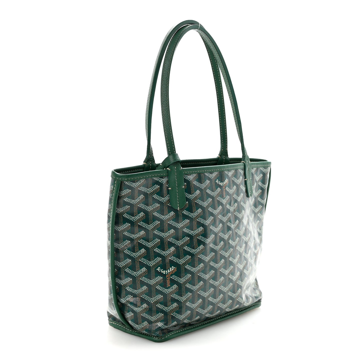Goyardine Reversible Mini Anjou Green