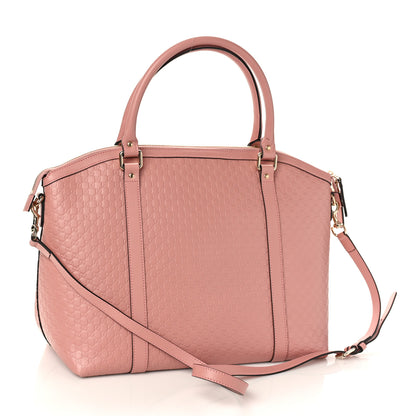 Gucci Soft Microguccissima Large Dome Satchel Soft Pink 3 of 10