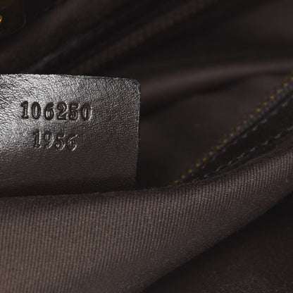 Gucci Monogram Half Moon Hobo Dark Brown 6 of 12