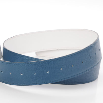 Hermes Epsom 42mm Constance Belt 115 Bleu Thalassa Blanc 5 of 8