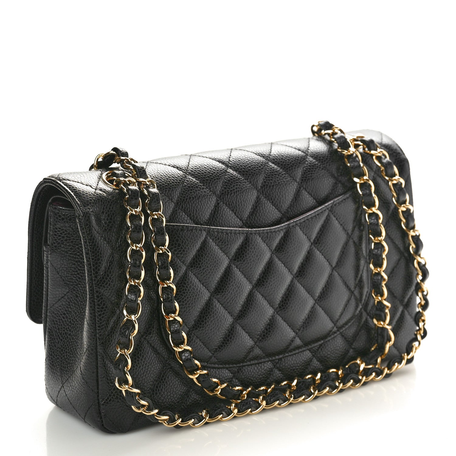 Chanel Caviar Quilted Medium Double Flap Black 3 of 11
