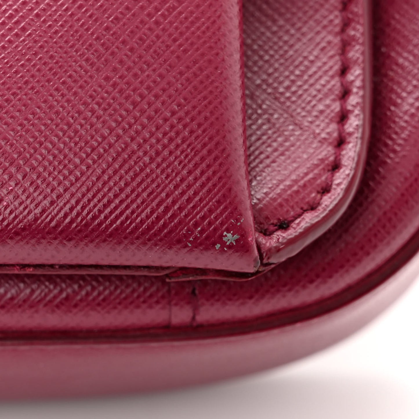 Saffiano Sandrine Shoulder Bag Wine