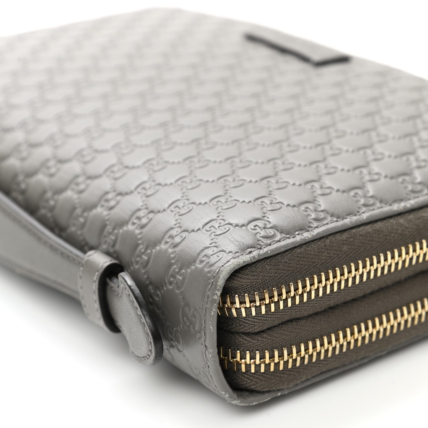Gucci Microguccissima Zip Around Top Handle Travel Wallet Loess 10 of 13