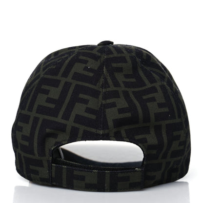 Fendi Canvas FF Reloaded Baseball Hat Tobacco Yellow 3 of 7