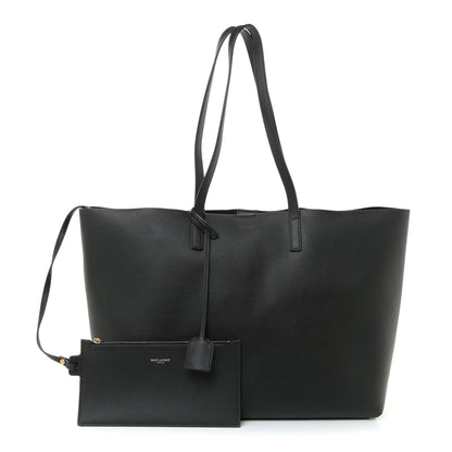 Saint Laurent Calfskin Large Shopping Tote Black 1 of 12