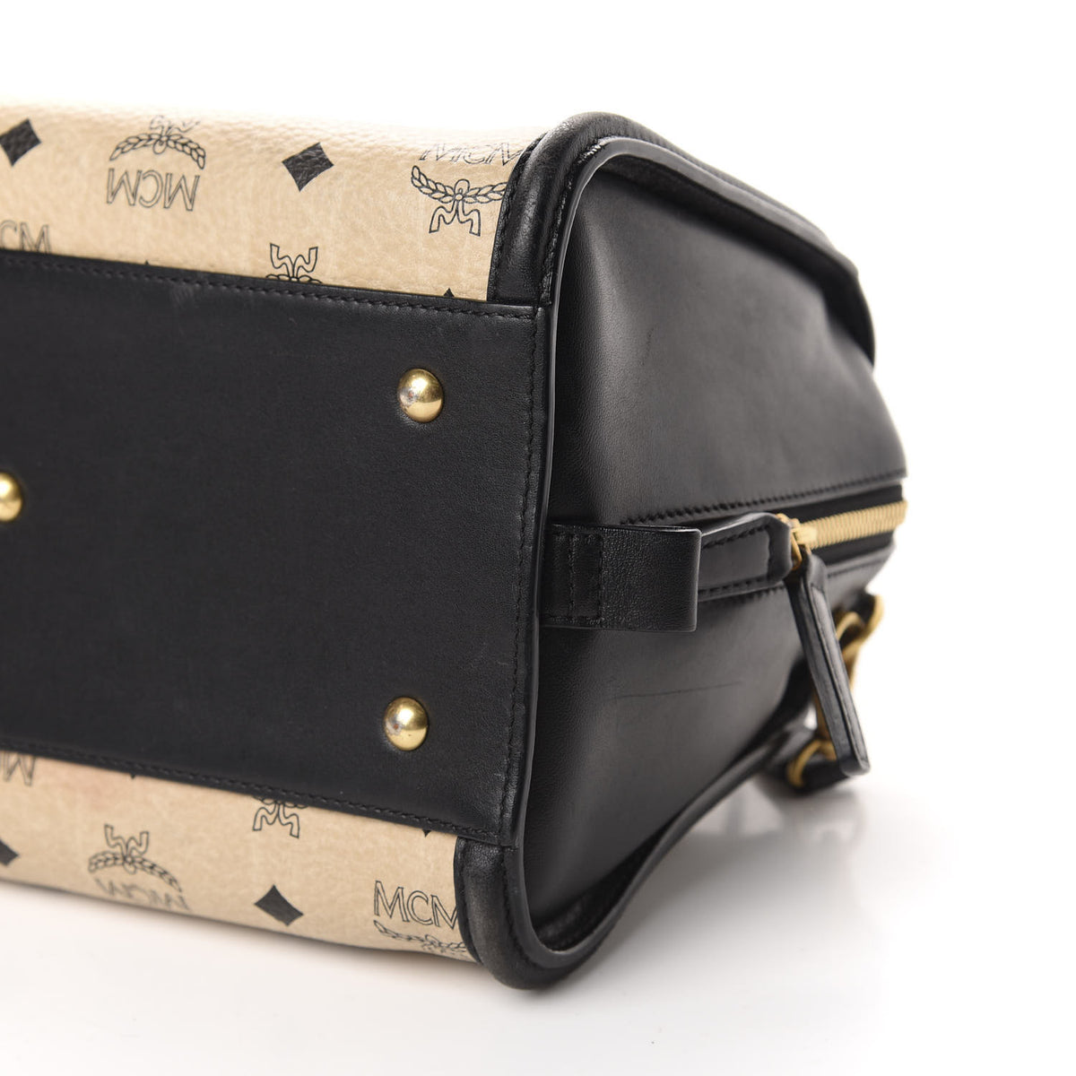 Visetos Top Handle Satchel Beige