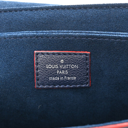 Louis Vuitton Soft Calfskin My Lockme Top Handle Marine Rouge 6 of 10