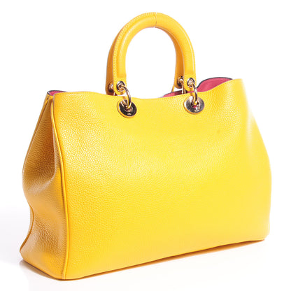 Christian Dior Calfskin Large Diorissimo Tote Tournesol 6 of 13