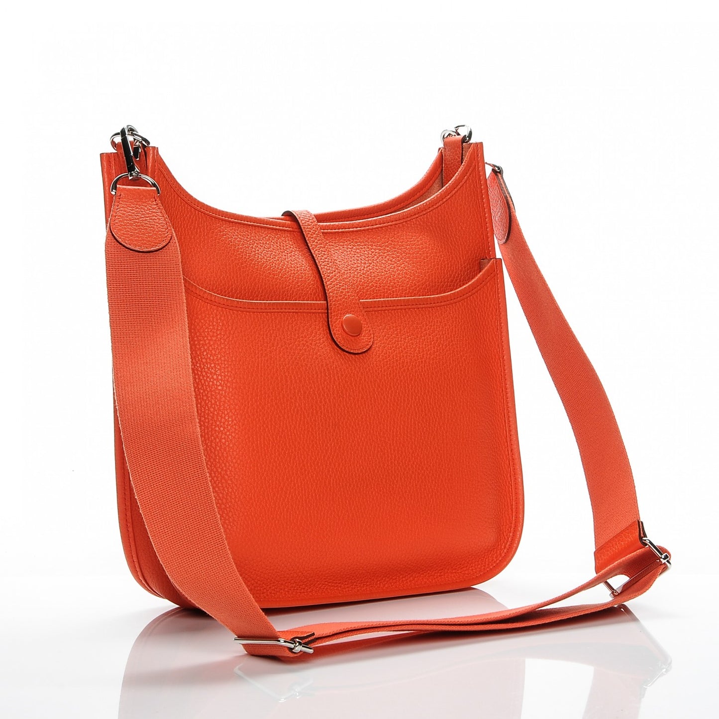 Taurillon Clemence Evelyne III PM Orange Poppy