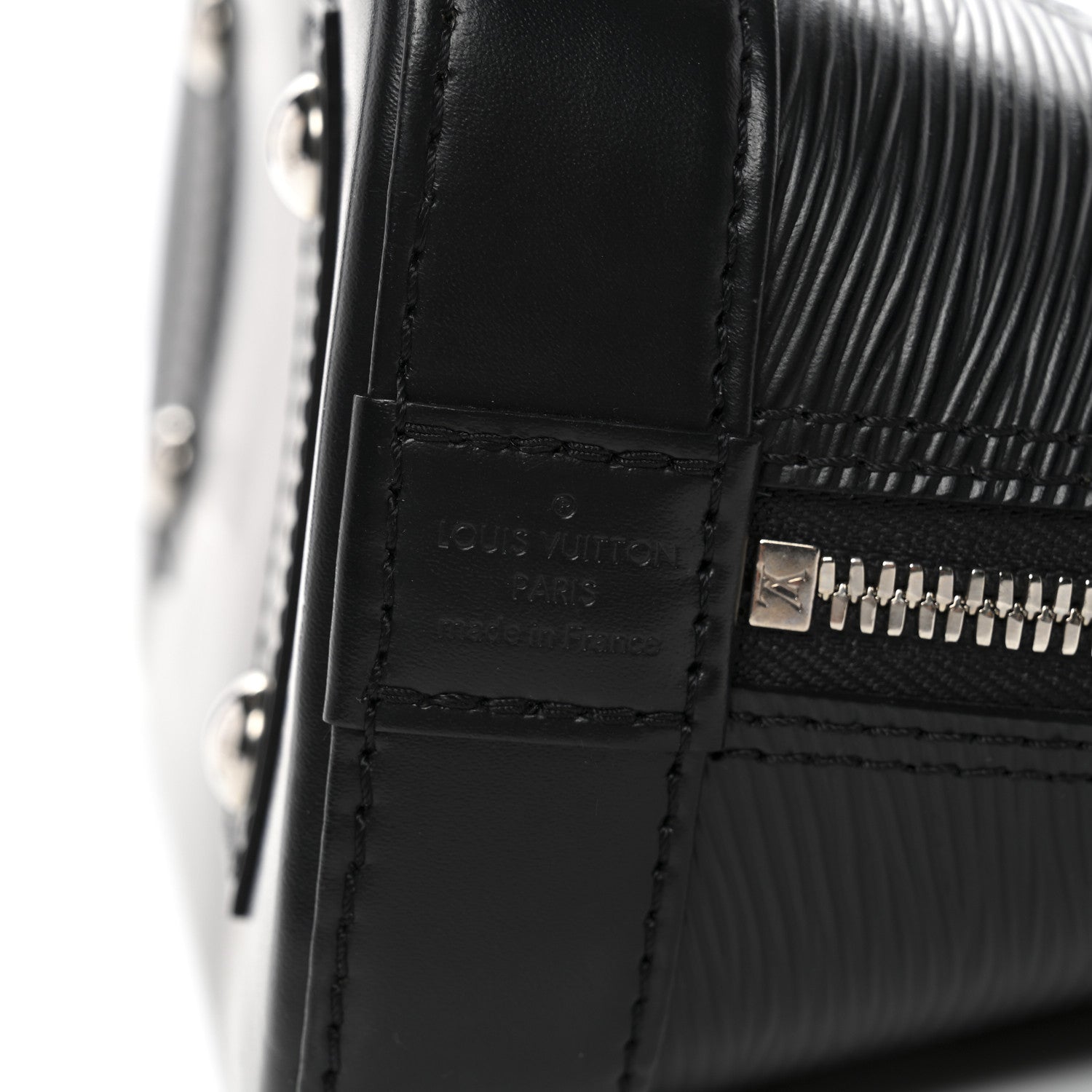 Louis Vuitton Epi Alma BB Black 6 of 10