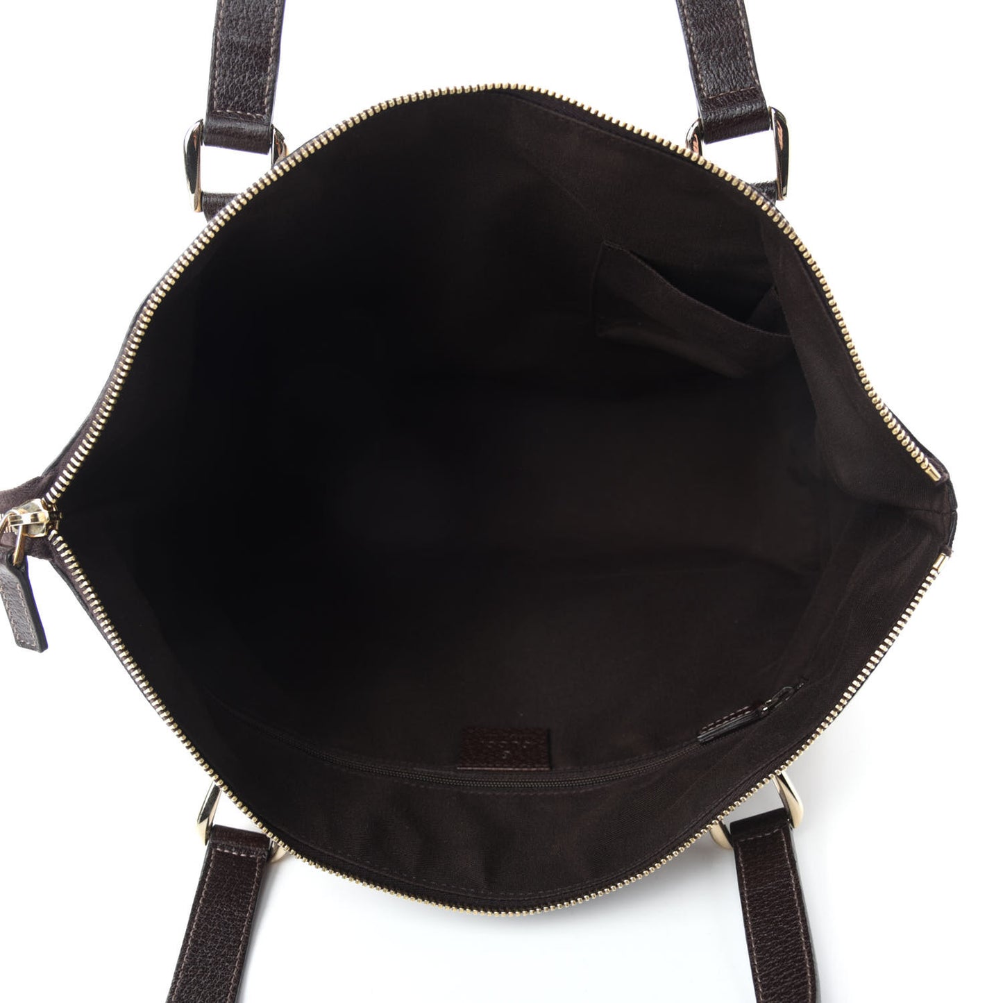 Monogram Medium Abbey Tote Dark Brown