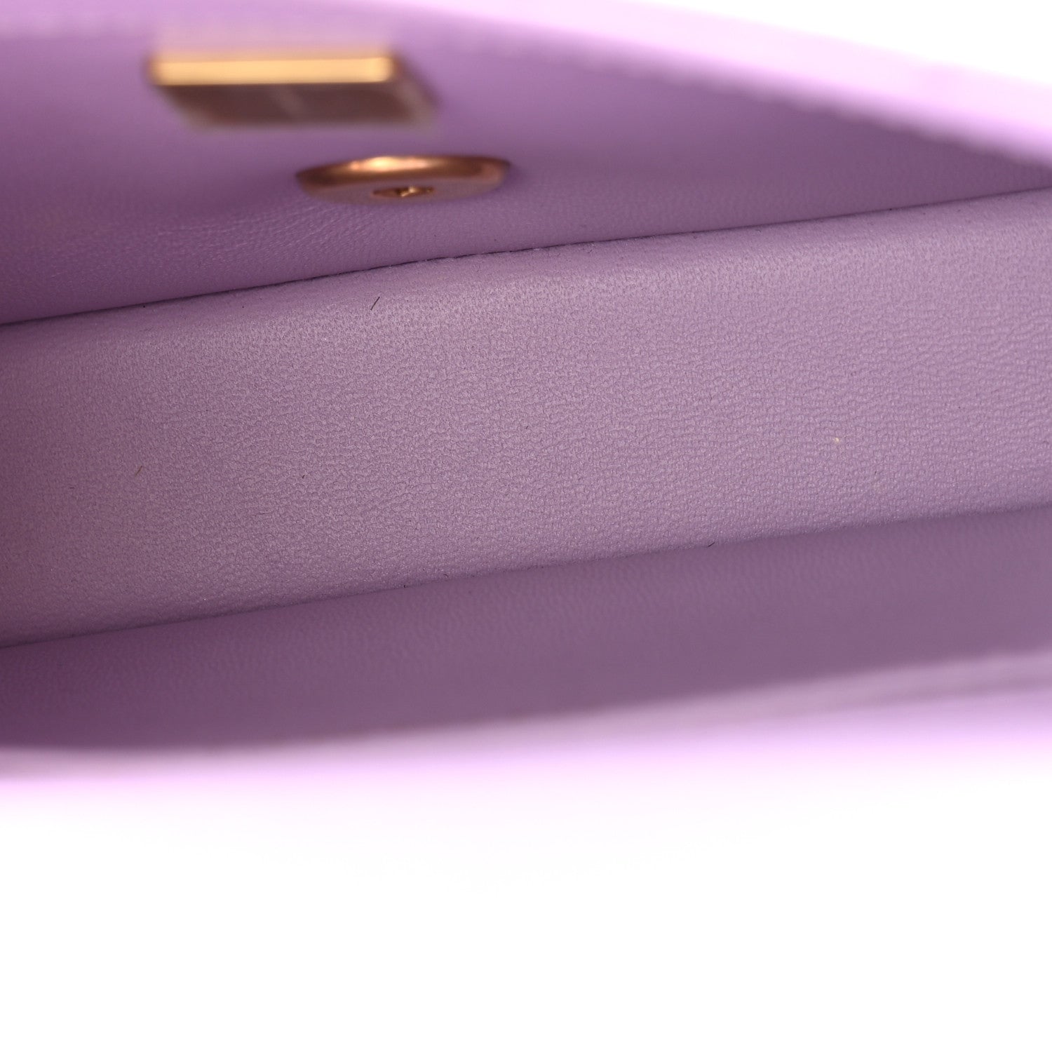 Chanel Caviar Quilted Mini Rectangular Sweetheart Flap Lilac 5 of 11