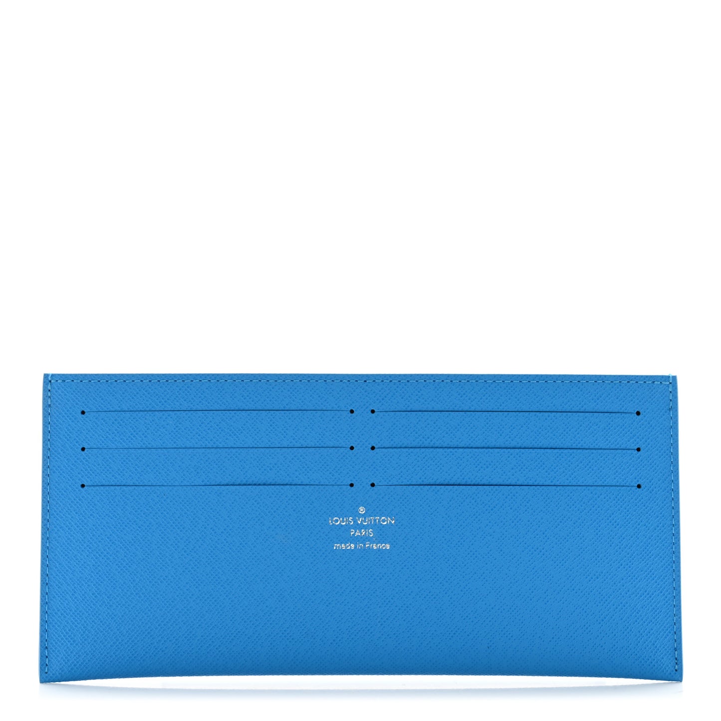 Calfskin Felicie Card Holder Insert Blue