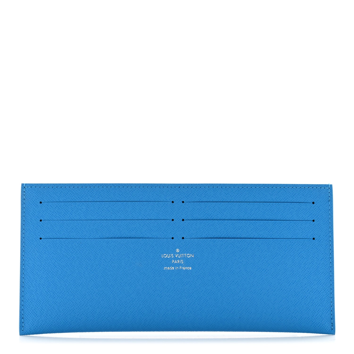Louis Vuitton Calfskin Felicie Card Holder Insert Blue 1 of 6