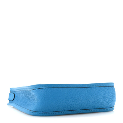 Hermes Taurillon Clemence Evelyne TPM Bleu Zanzibar 4 of 11