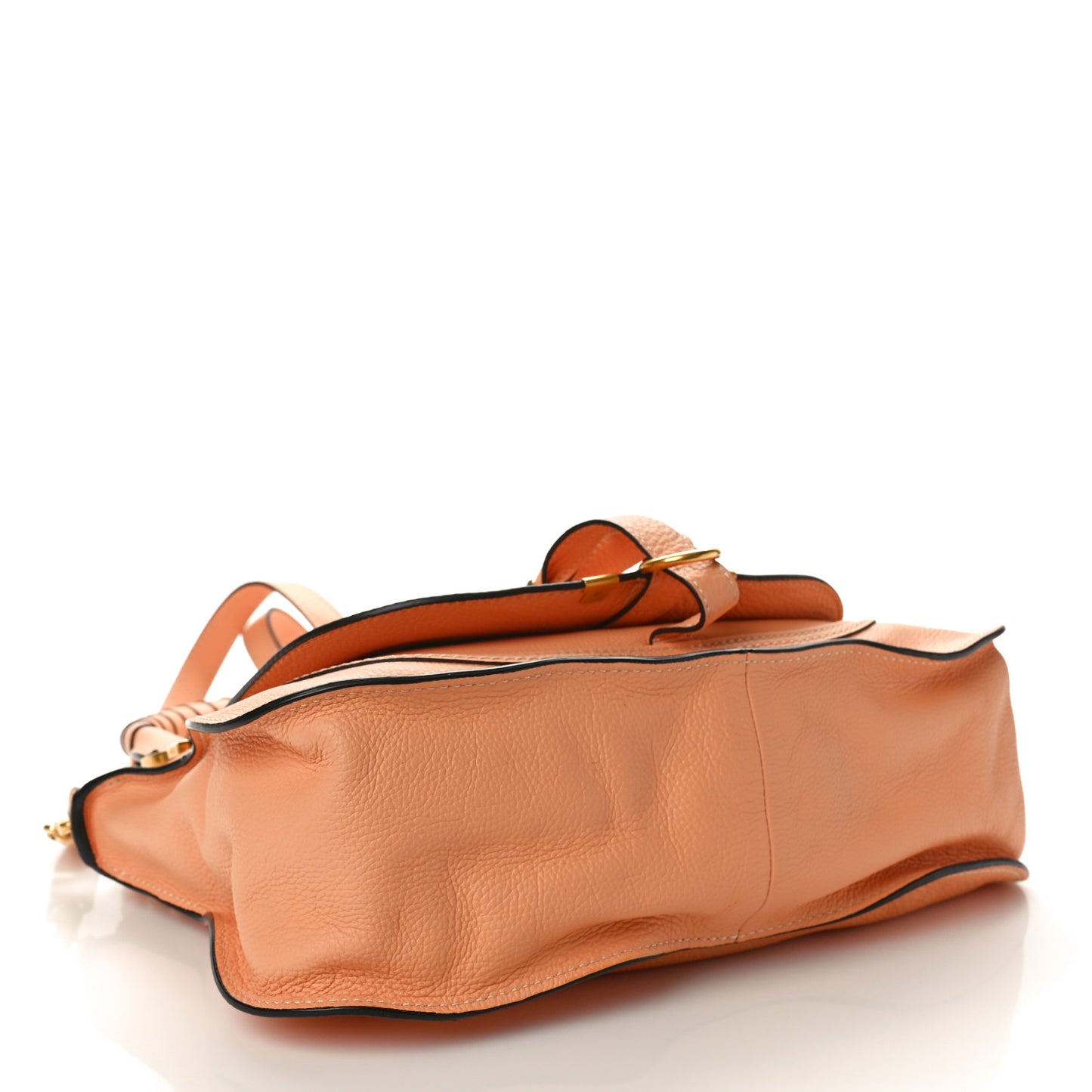 Calfskin Medium Marcie Satchel Terracotta Pink