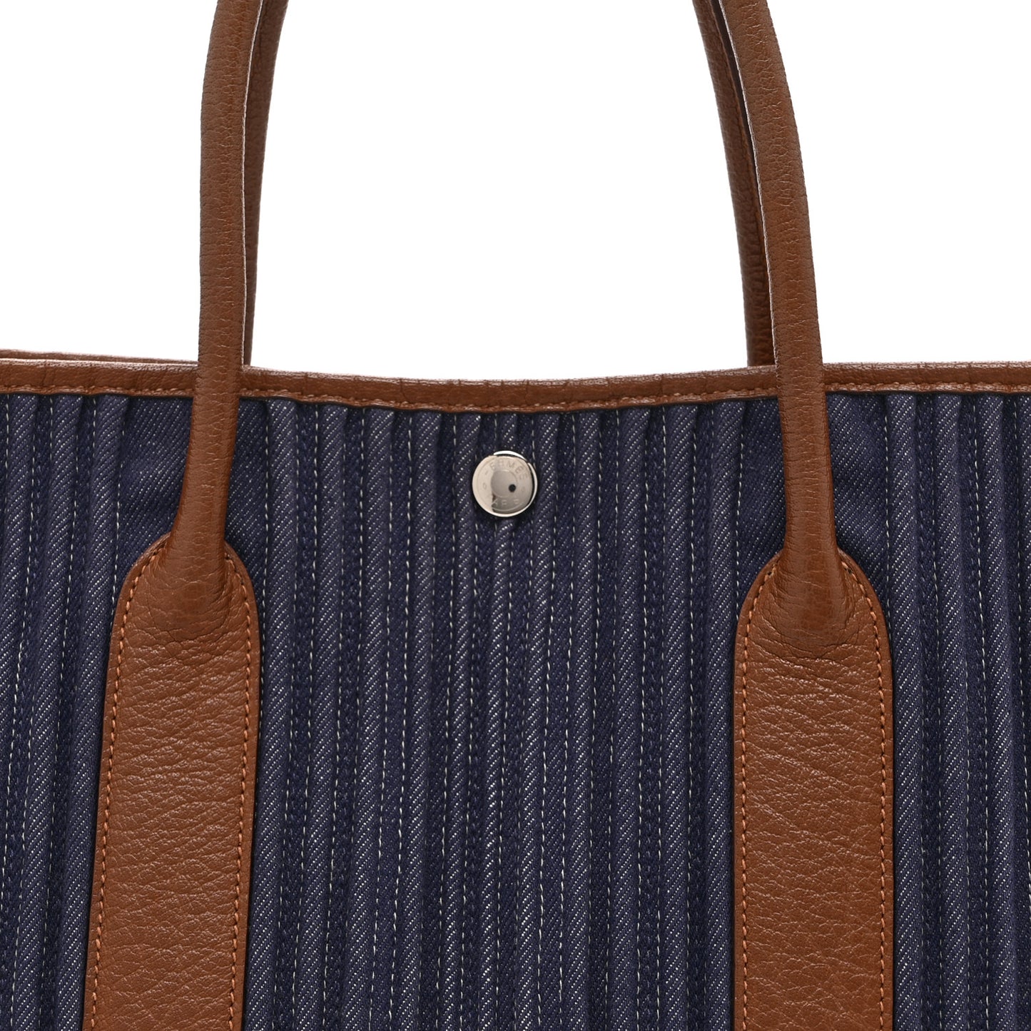 Denim Toile Negonda Garden Party Tote 36 MM