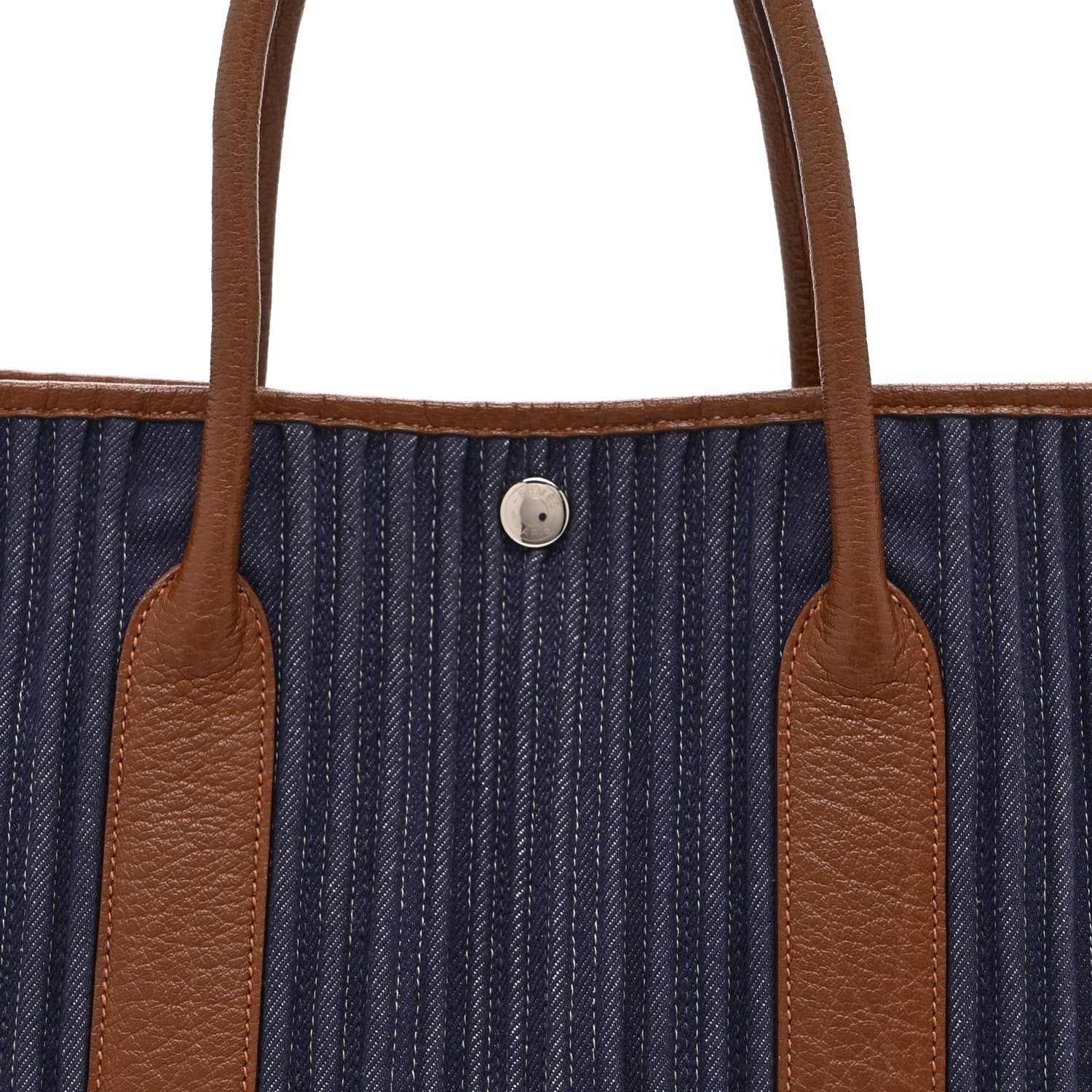 Hermes Denim Toile Negonda Garden Party Tote 36 MM 8 of 11