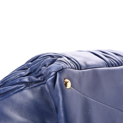 Miu Miu Nappa Matelasse Tote Blue 11 of 14