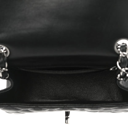 Chanel Lambskin Quilted Mini Square Flap Black 4 of 10