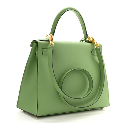 Hermes Epsom Kelly Sellier 28 Vert Criquet 3 of 11
