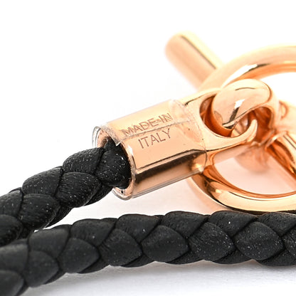 Hermes Swift Double Tour Glenan Bracelet T3 Black 5 of 7