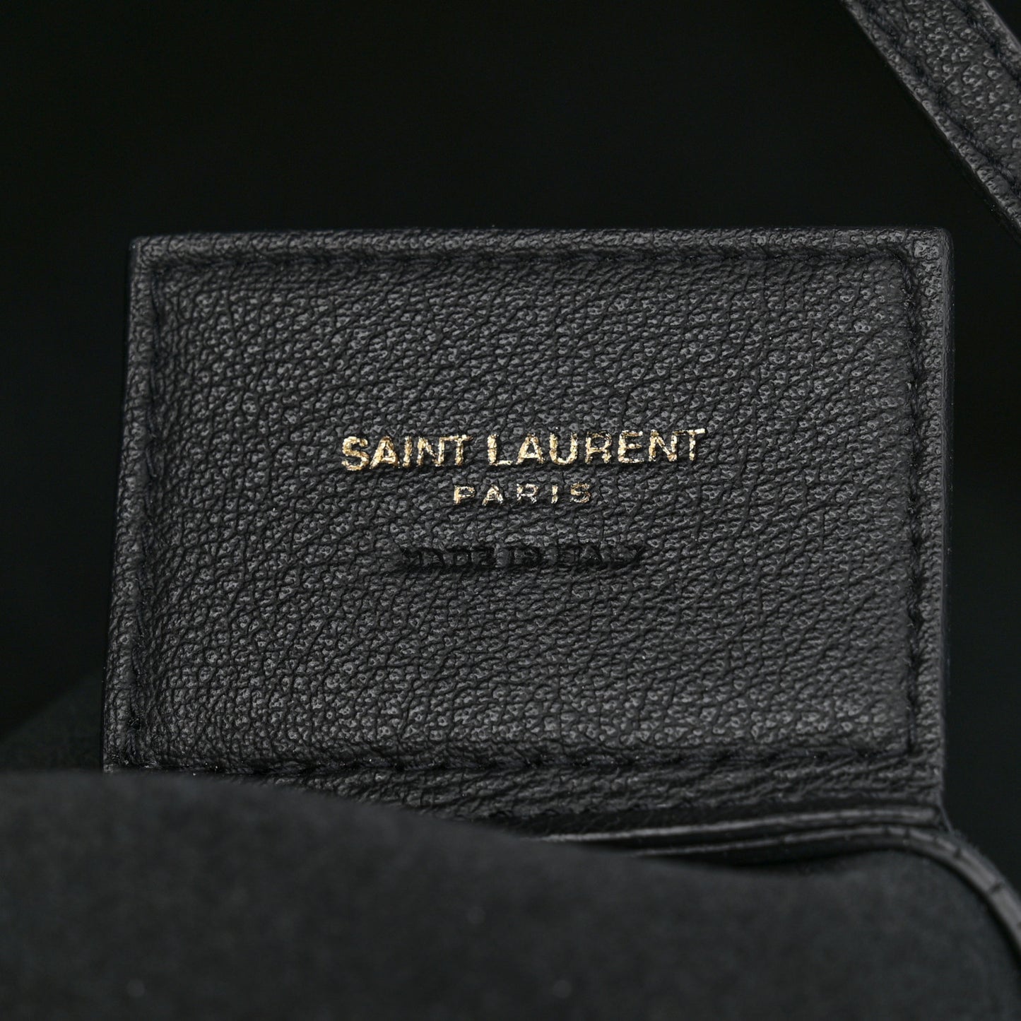 Calfskin Large Shopping Tote Black