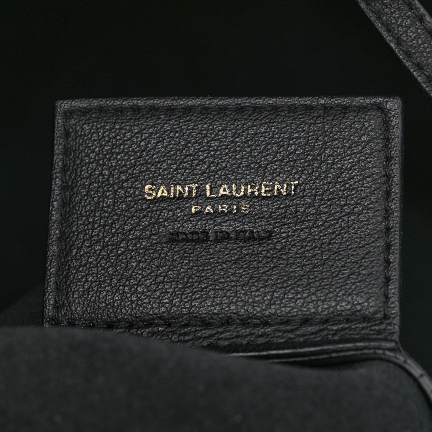 Saint Laurent Calfskin Large Shopping Tote Black 14 of 16