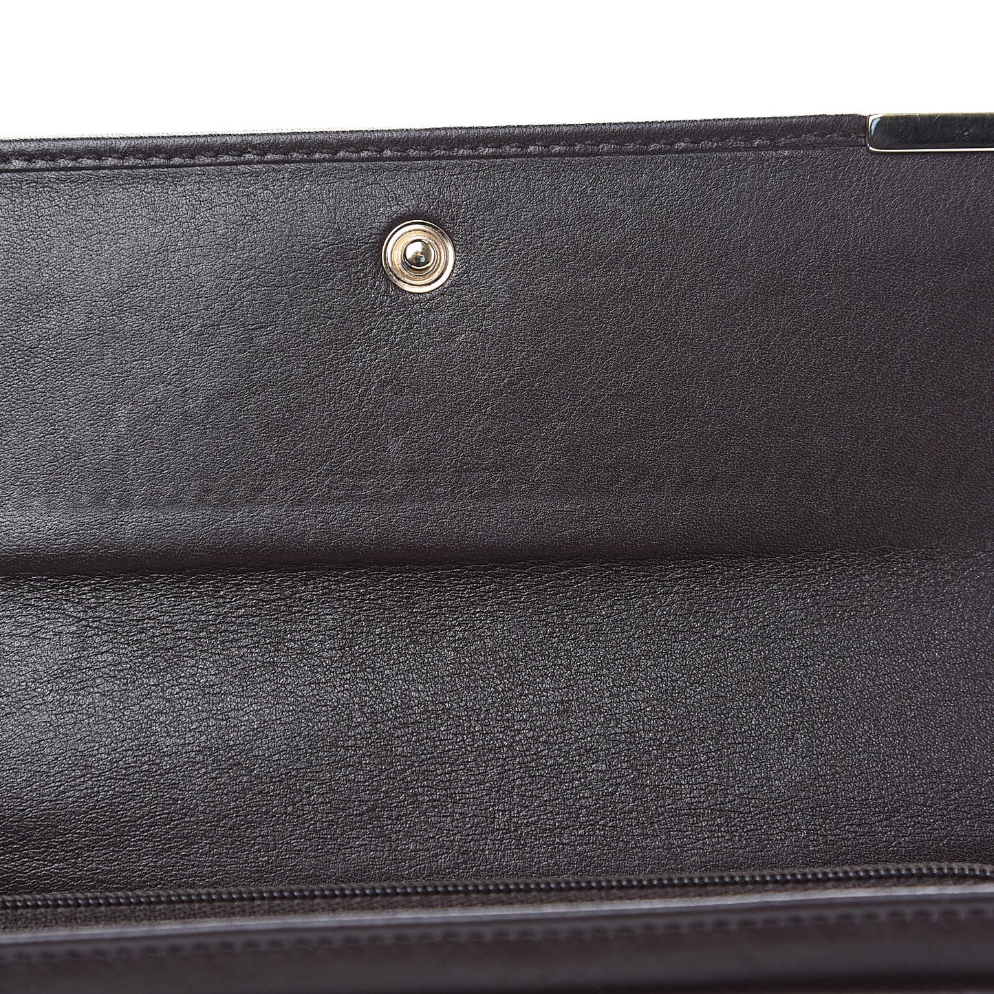 Monogram Margaux Calfskin Dice Continental Flap Wallet Beige Ebony Cocoa