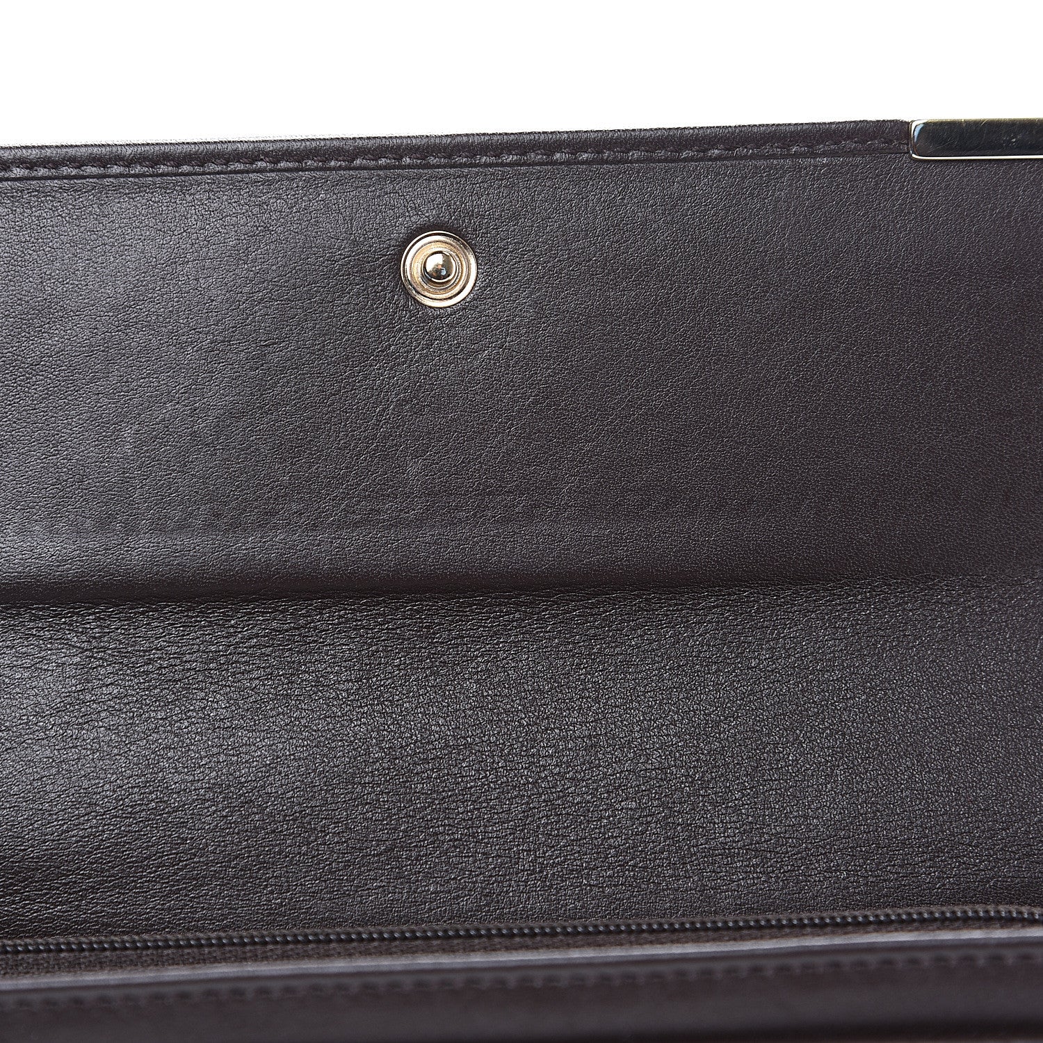 Gucci Monogram Margaux Calfskin Dice Continental Flap Wallet Beige Ebony Cocoa 6 of 10