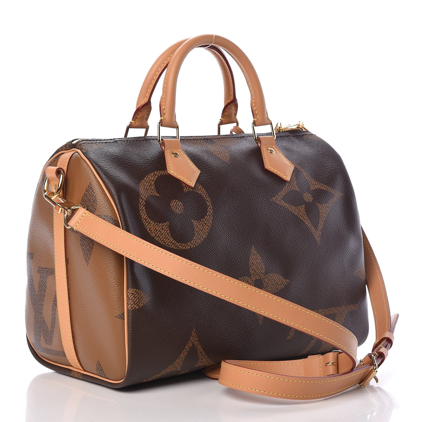 Reverse Monogram Giant Speedy Bandouliere 30