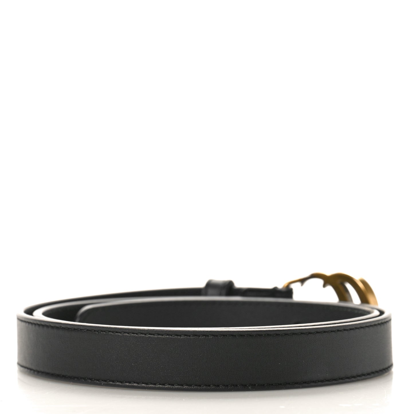 Calfskin Double G 20mm Belt 75 30 Black