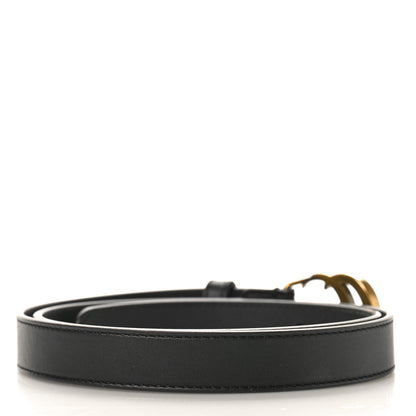 Gucci Calfskin Double G 20mm Belt 75 30 Black 2 of 6