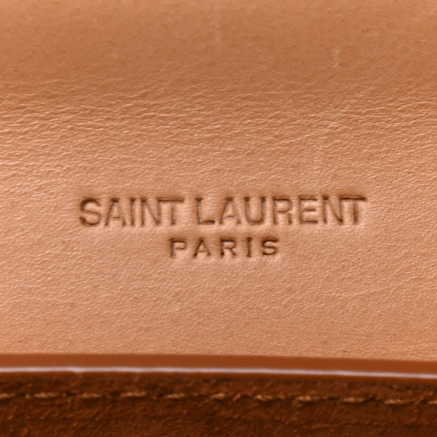 Saint Laurent Smooth Vintage Calfskin Small Kaia Satchel Brown Gold 5 of 6