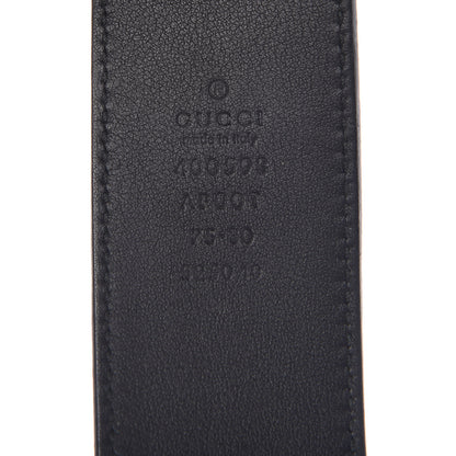 Gucci Calfskin Double G 40mm Belt 75 30 Black 7 of 7