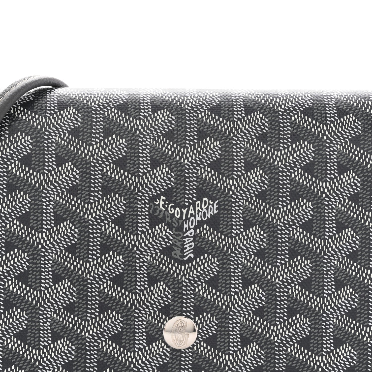 Goyard Goyardine Plumet Wallet Clutch Grey 8 of 11