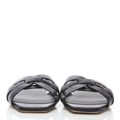 Saint Laurent Calfskin Nu Pied 05 Slide Sandals 35.5 Black 2 of 8